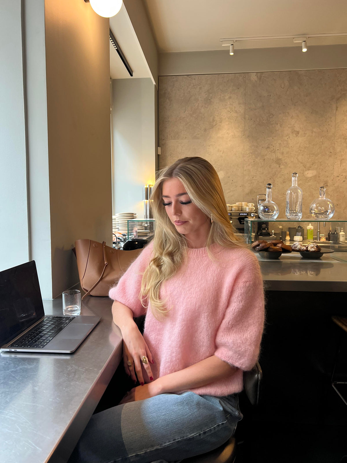 Elise t-shirt knit - Light pink