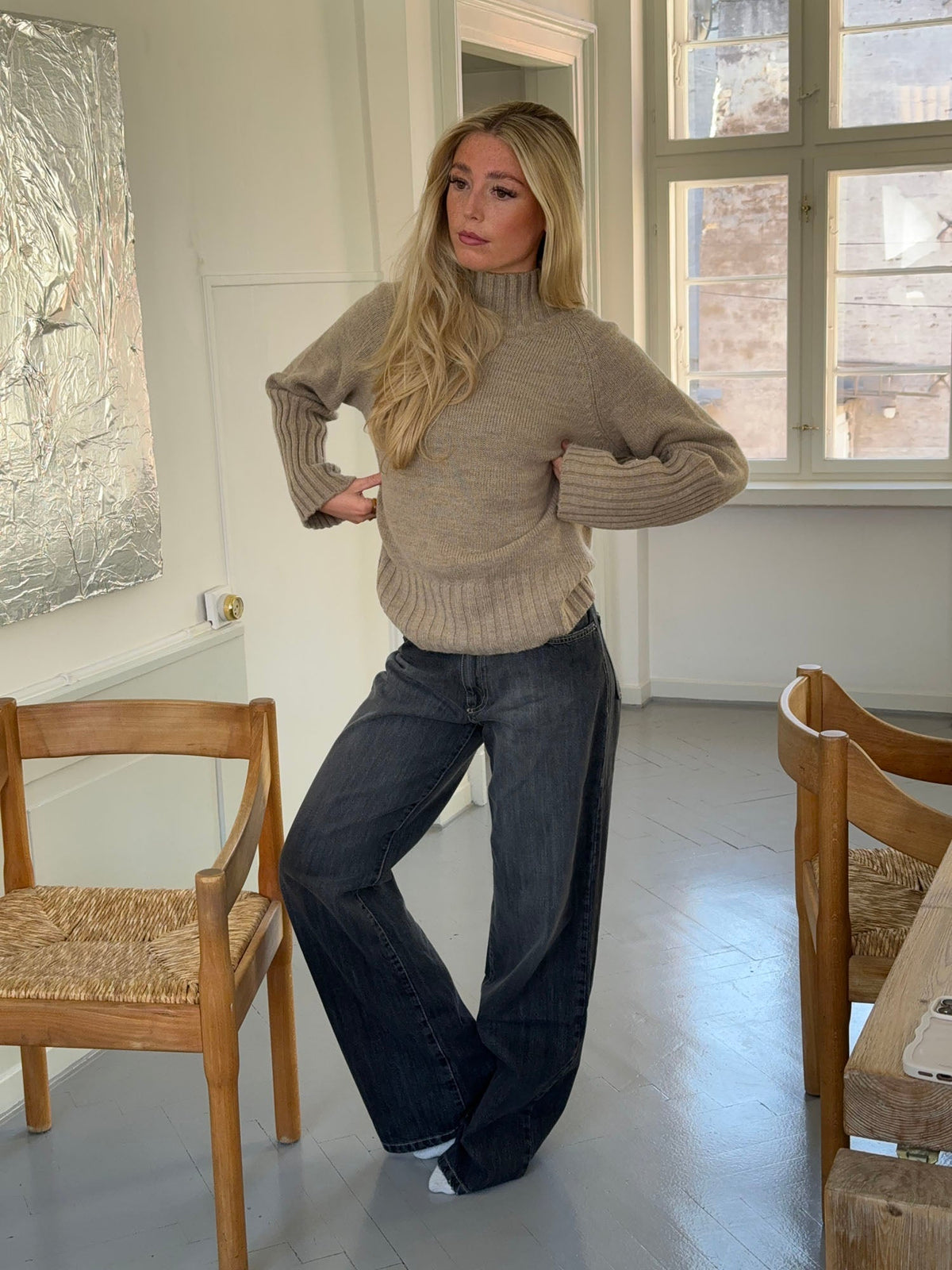 Alyssa turtleneck - Beige