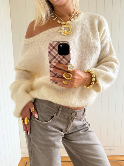 Scandivv fluffy knit - Off white