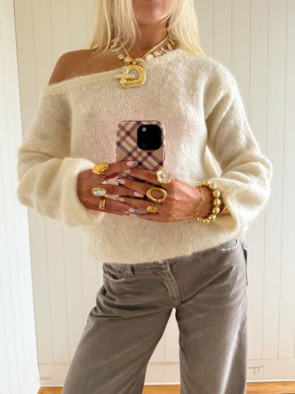 Scandivv fluffy knit - Off white