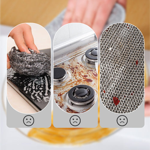 Double-Side Scratch-Free Wire Dishcloth