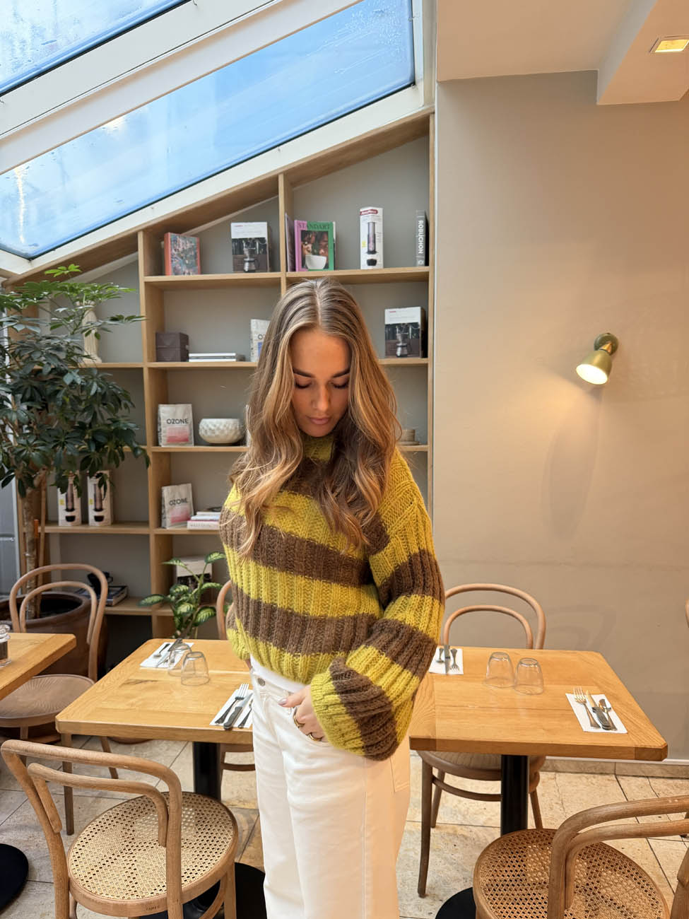 Elowen knit - Green/brown