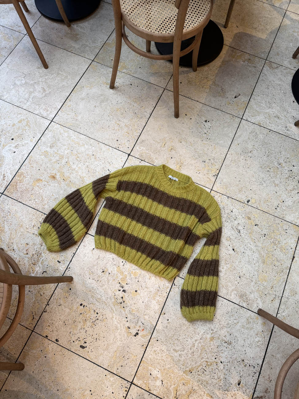 Elowen knit - Green/brown