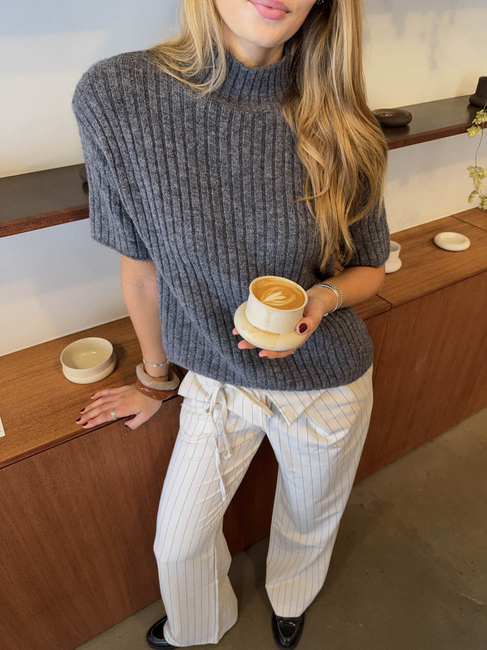 Tassi turtleknit - Grey